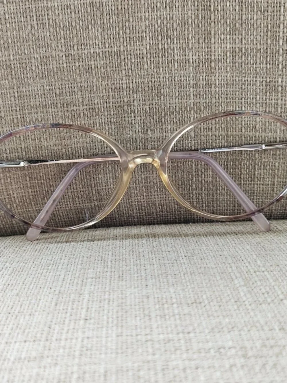 Vintage Sophia Loren Eyeglasses Frame Lilac Tone Eyewear Glasses 1511 Zyloware